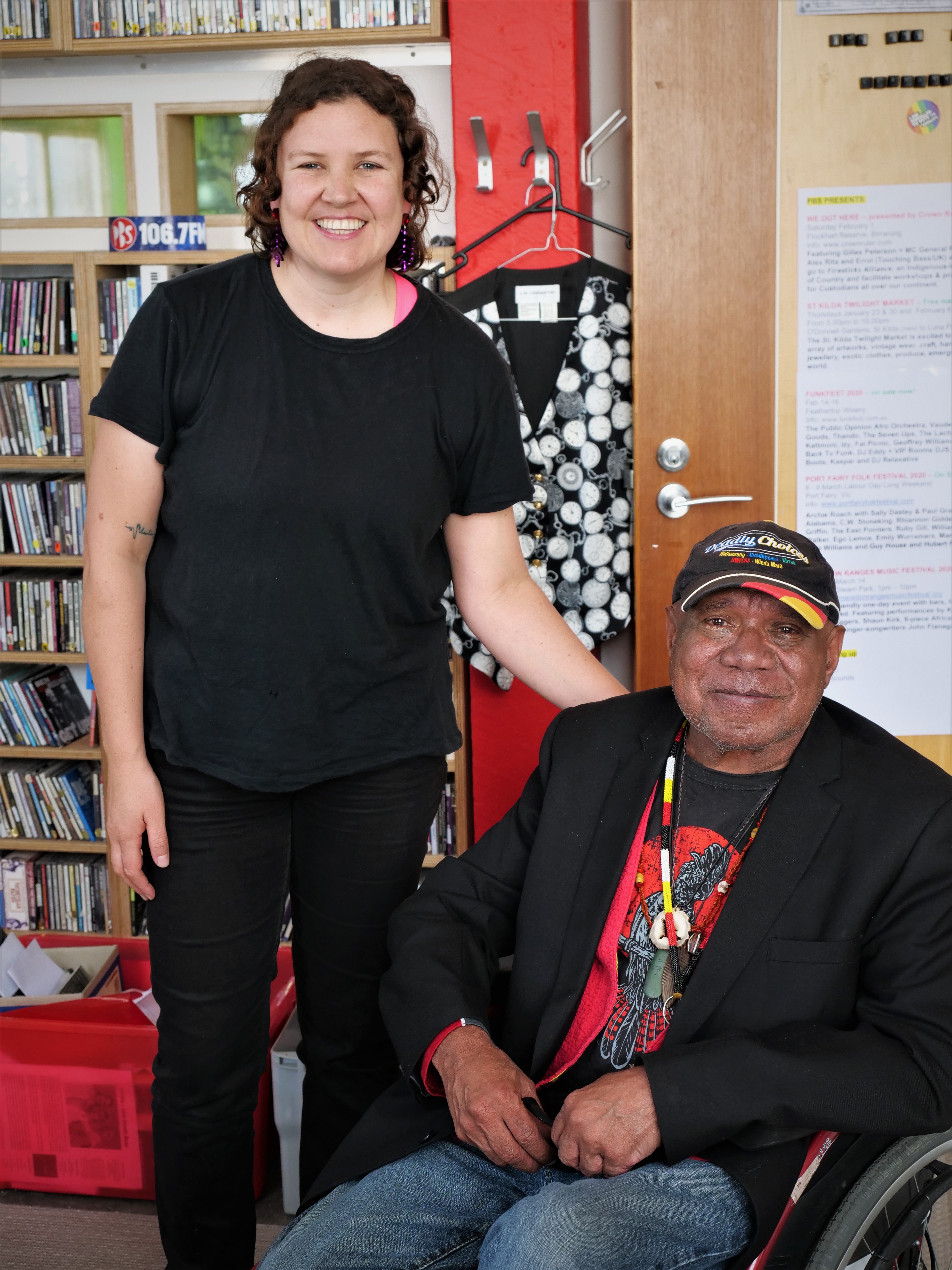 Maddy Mac and Archie Roach at PBS