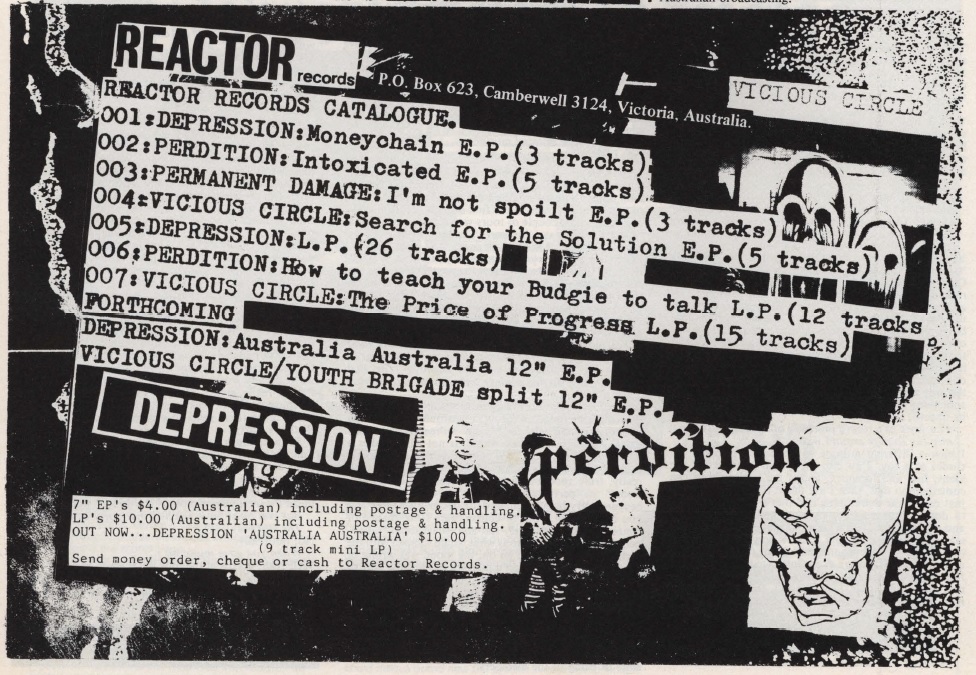 Phil MacDougall Reactor Records ad