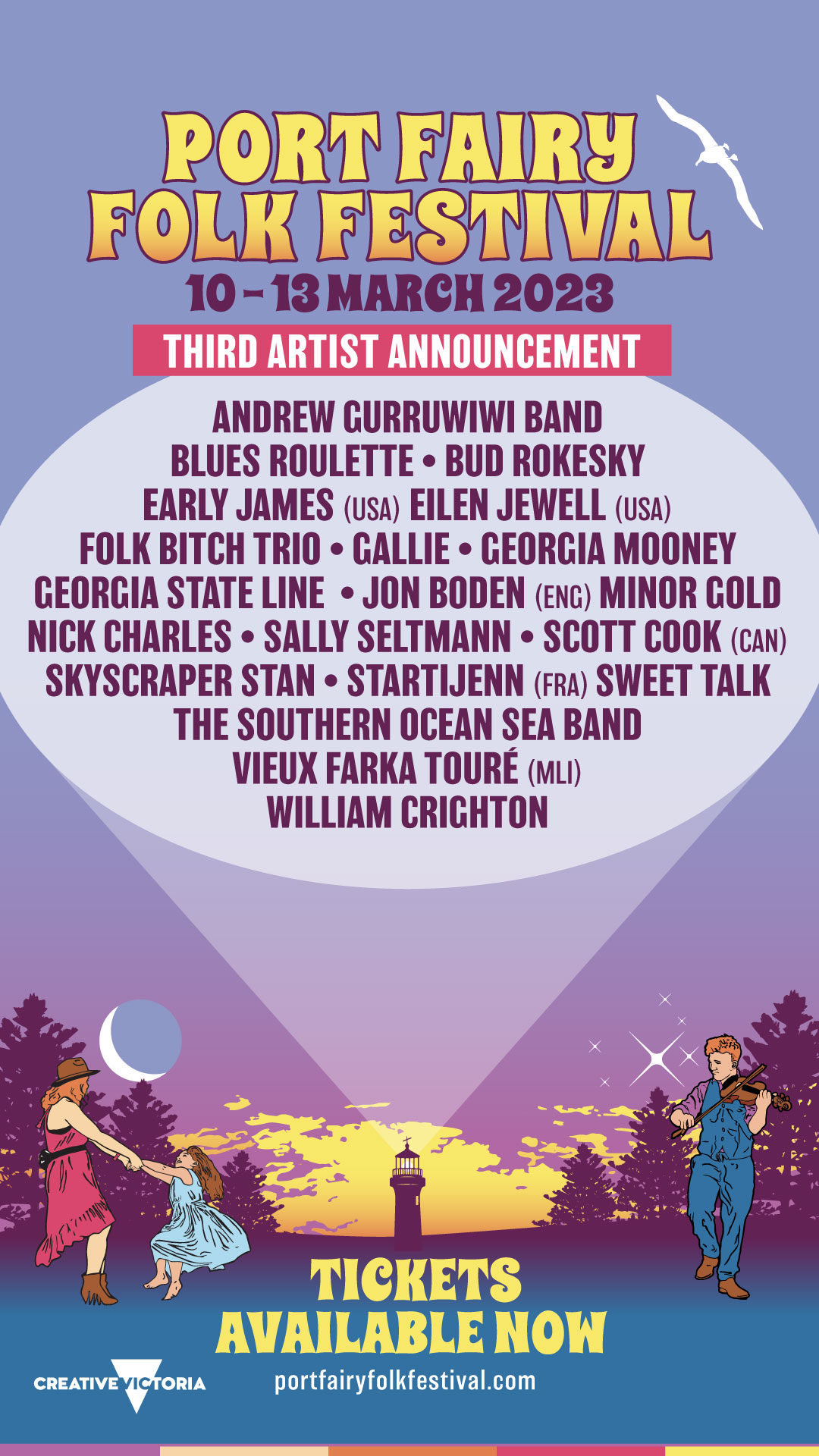 Port Fairy Folk Festival third artist announcement