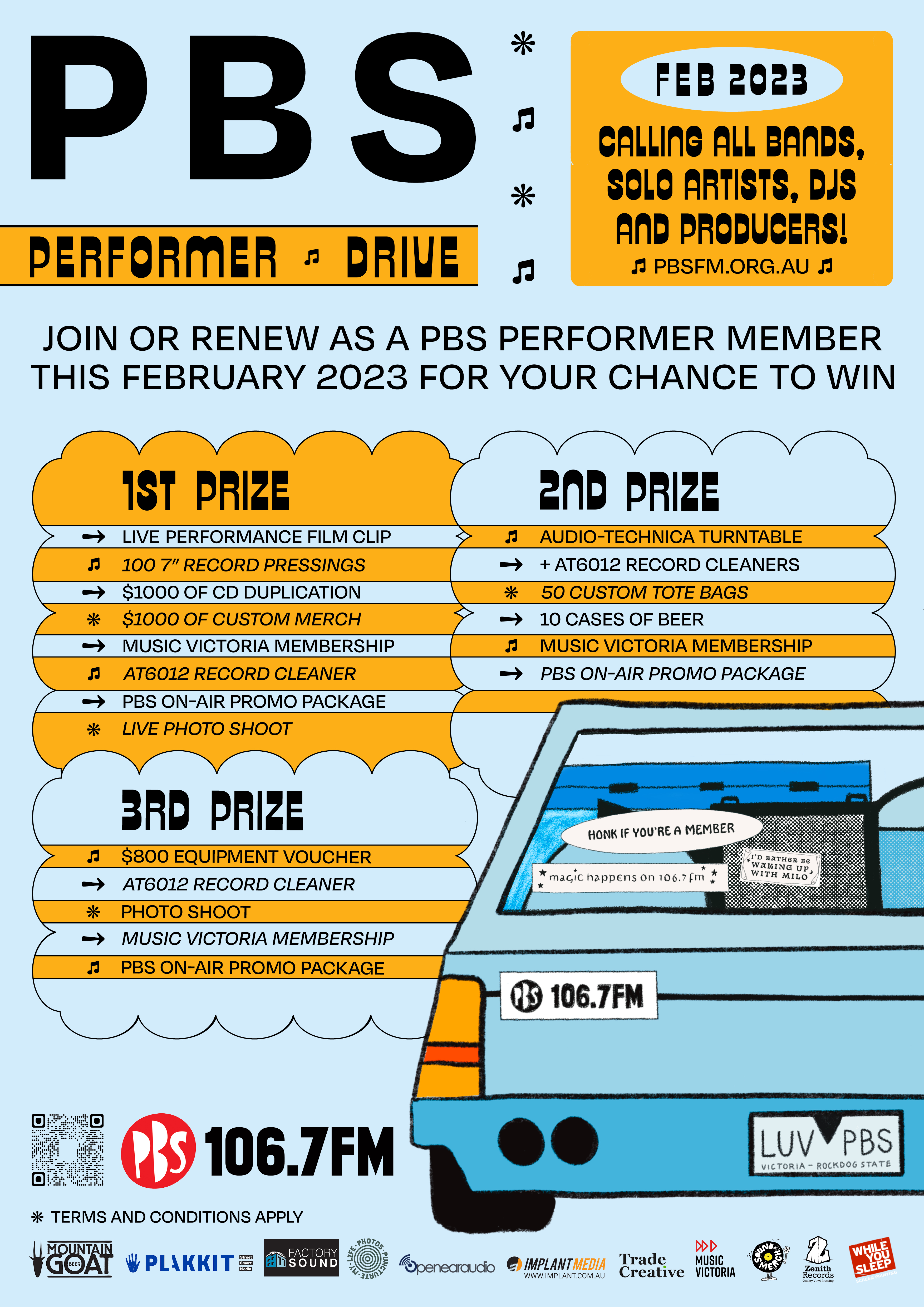 PBS Performer Drive 2023