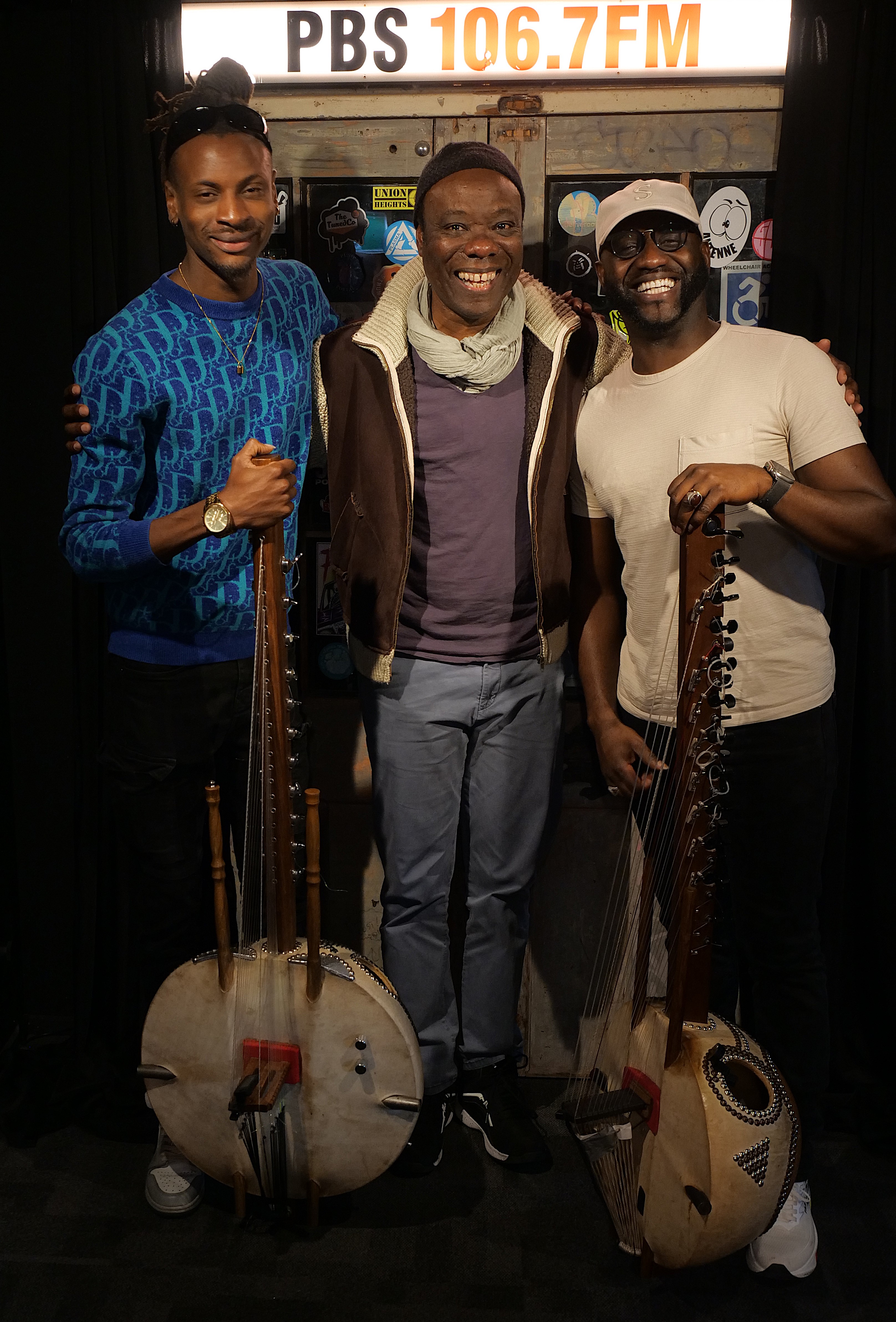 amadou-suso_stani-goma_seckou-keita by the PBS doors