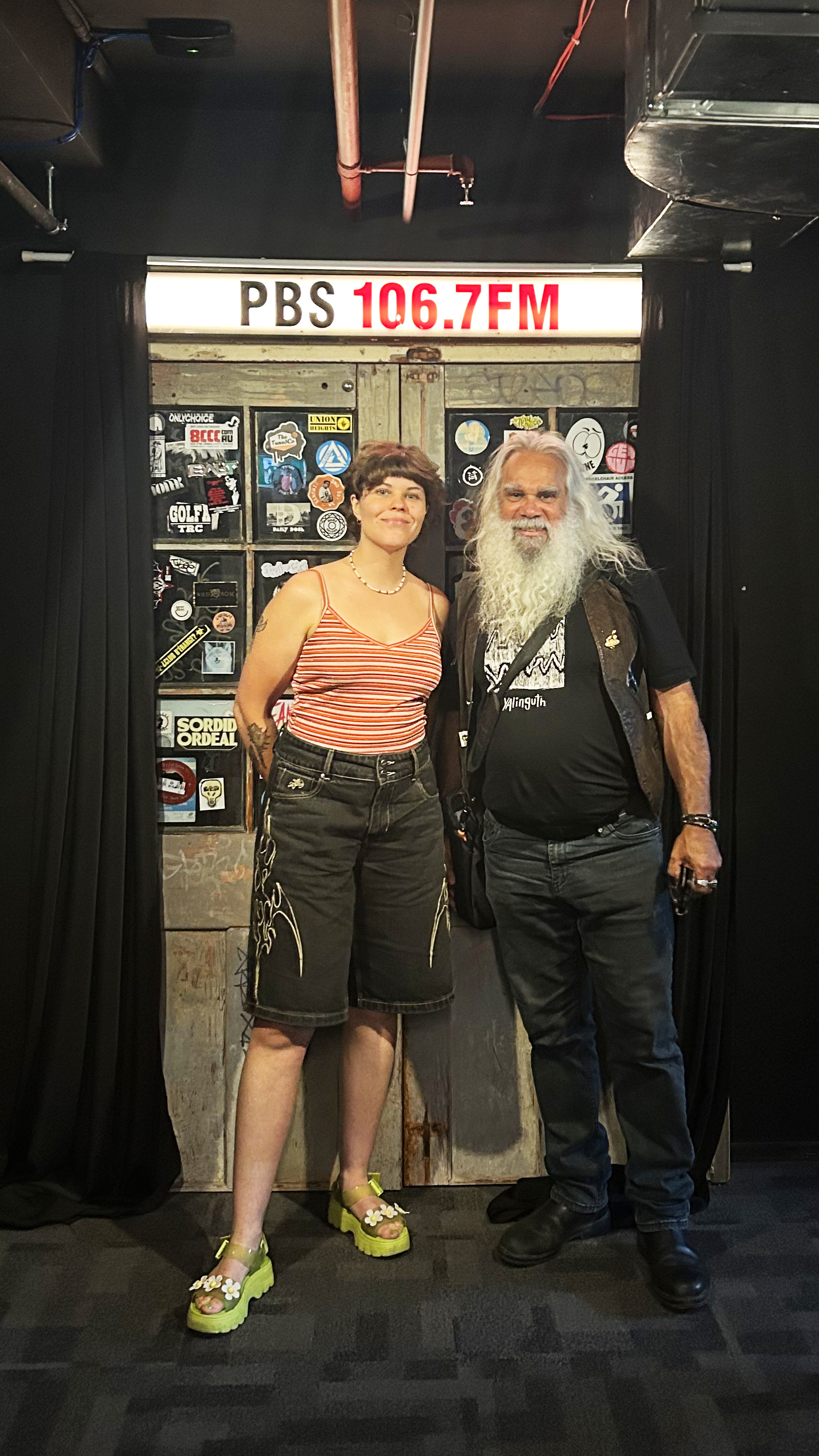 Brooke Kymberley with Uncle Robbie Bundle