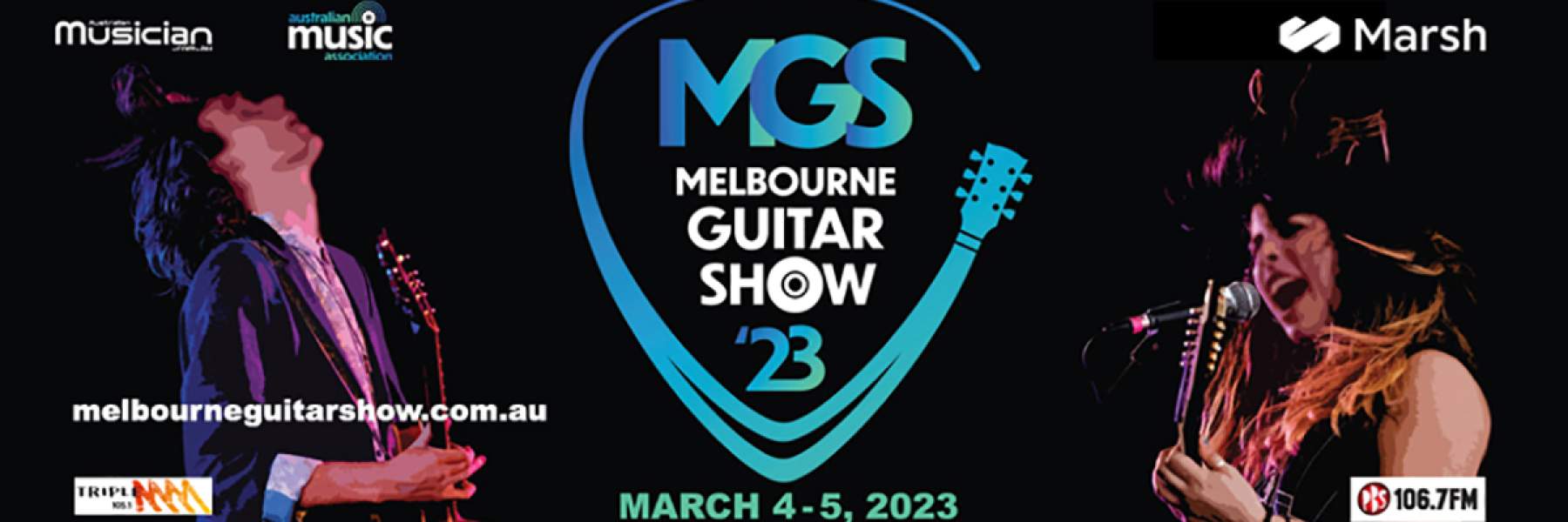 Melbourne Guitar Show banner